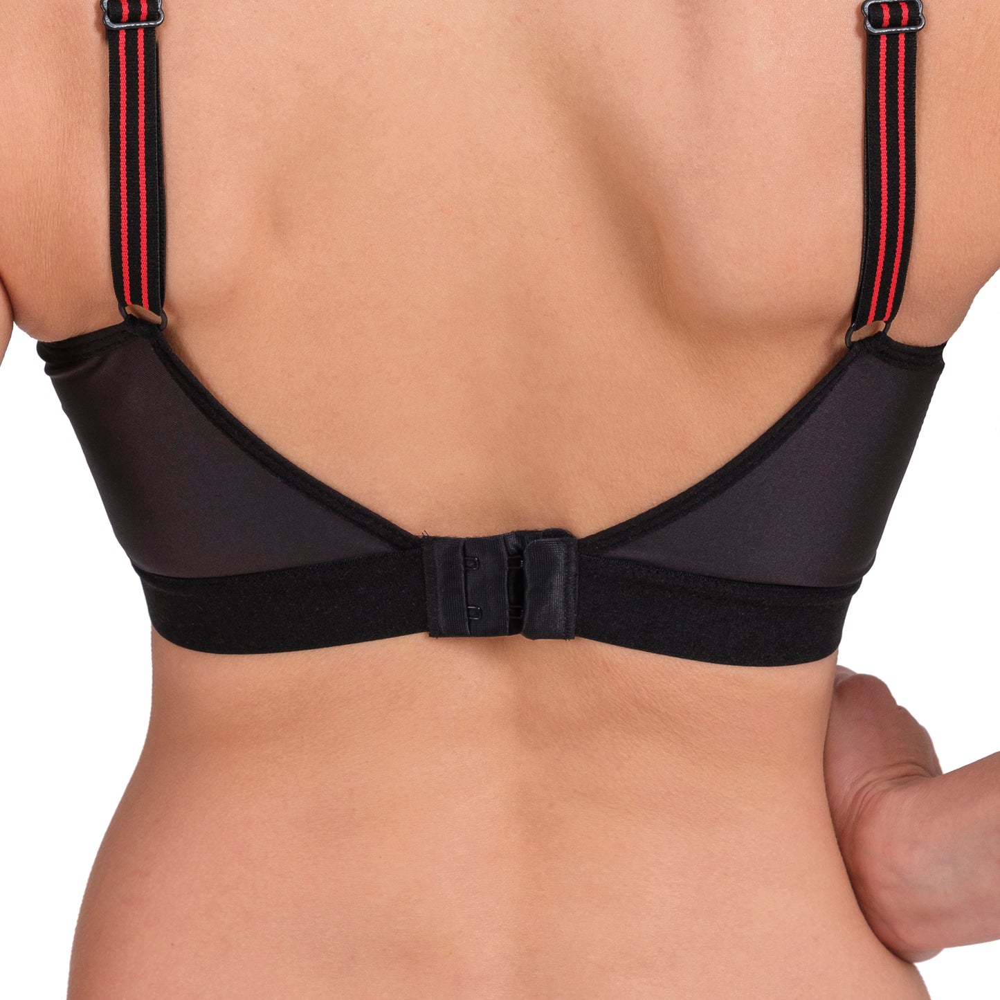 High-Performance Sports Bra – Red/Black & Navy/White - Hazel Textile