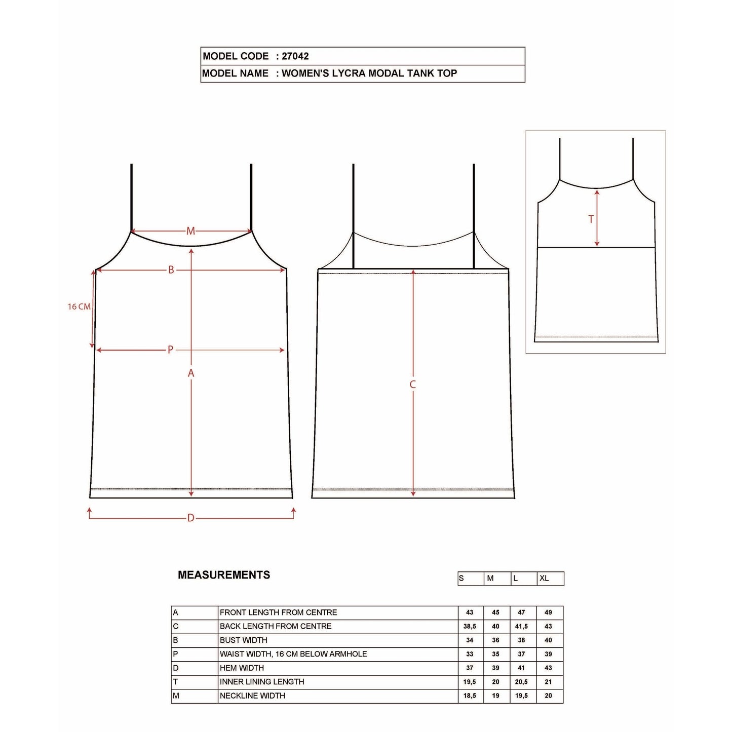 Women's Cotton-Modal Camisole Top – Soft Stretch Knit Tank with Thin Straps - Hazel Textile
