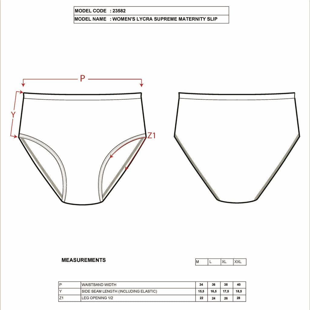 3-Pack Cotton Maternity Briefs – Soft, Stretchy & Breathable Pregnancy Underwear (White, Black, Skin) - Hazel Textile