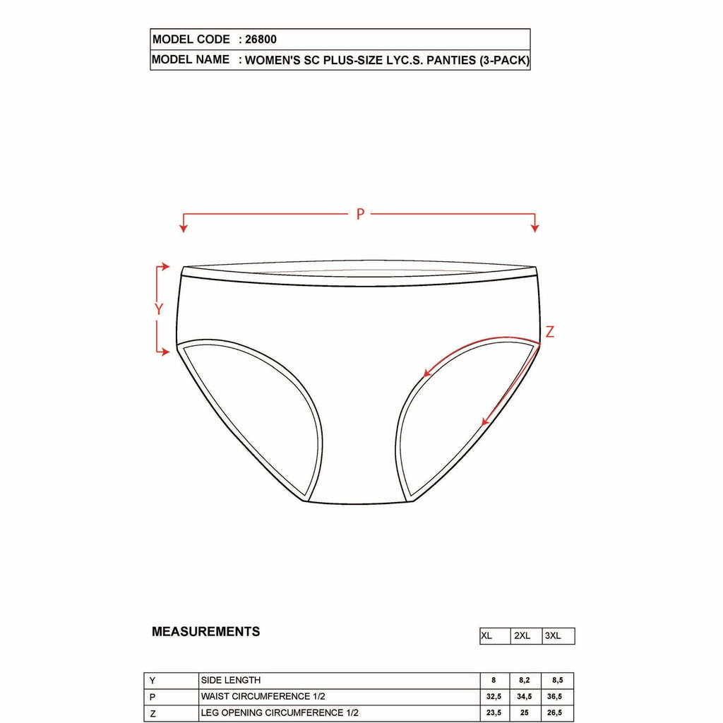 Women’s Cotton Brief Panties – 3-Pack Full-Coverage Underwear, Soft Stretch & Breathable Comfort (Black, Skin, White) - Hazel Textile