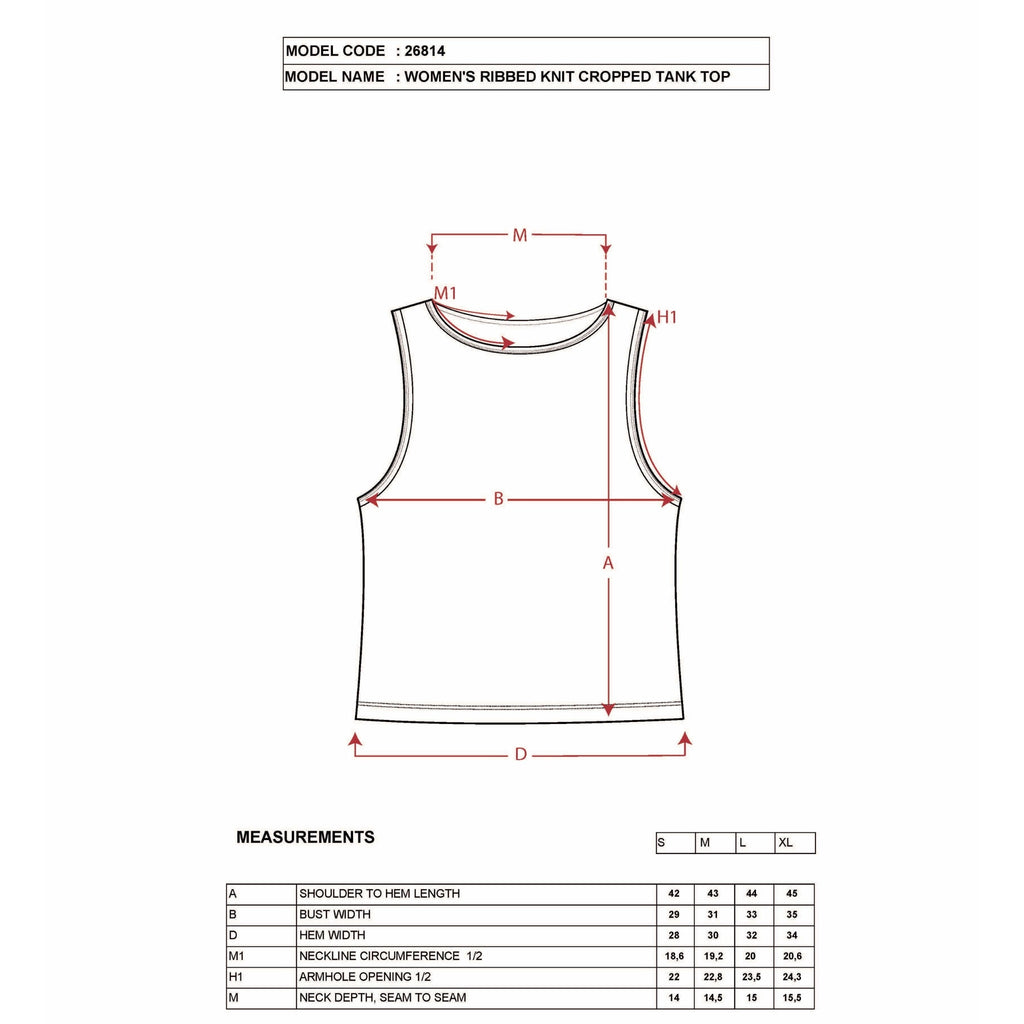 Women’s Ribbed High-Neck Crop Tank Top – Stretchy, Breathable Cotton Blend for Casual & Active Wear - Hazel Textile