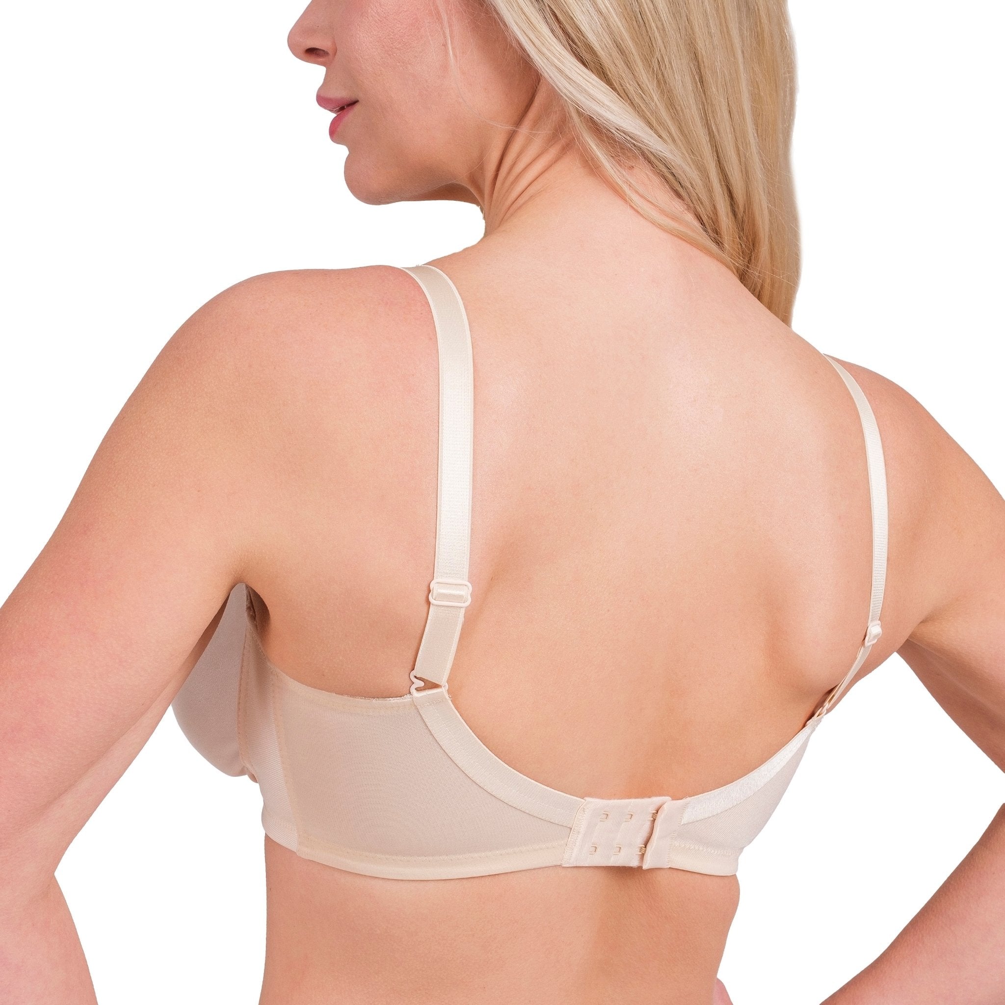Wireless Full-Coverage Lace Bra – Lightweight, Breathable & Soft Support for Daily Comfort (White, Black, Skin) - Hazel Textile