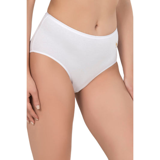 Culottes en coton modal taille haute pour femmes – Lot de 3 (noir, peau, blanc) | Douces, sans coutures et respirantes