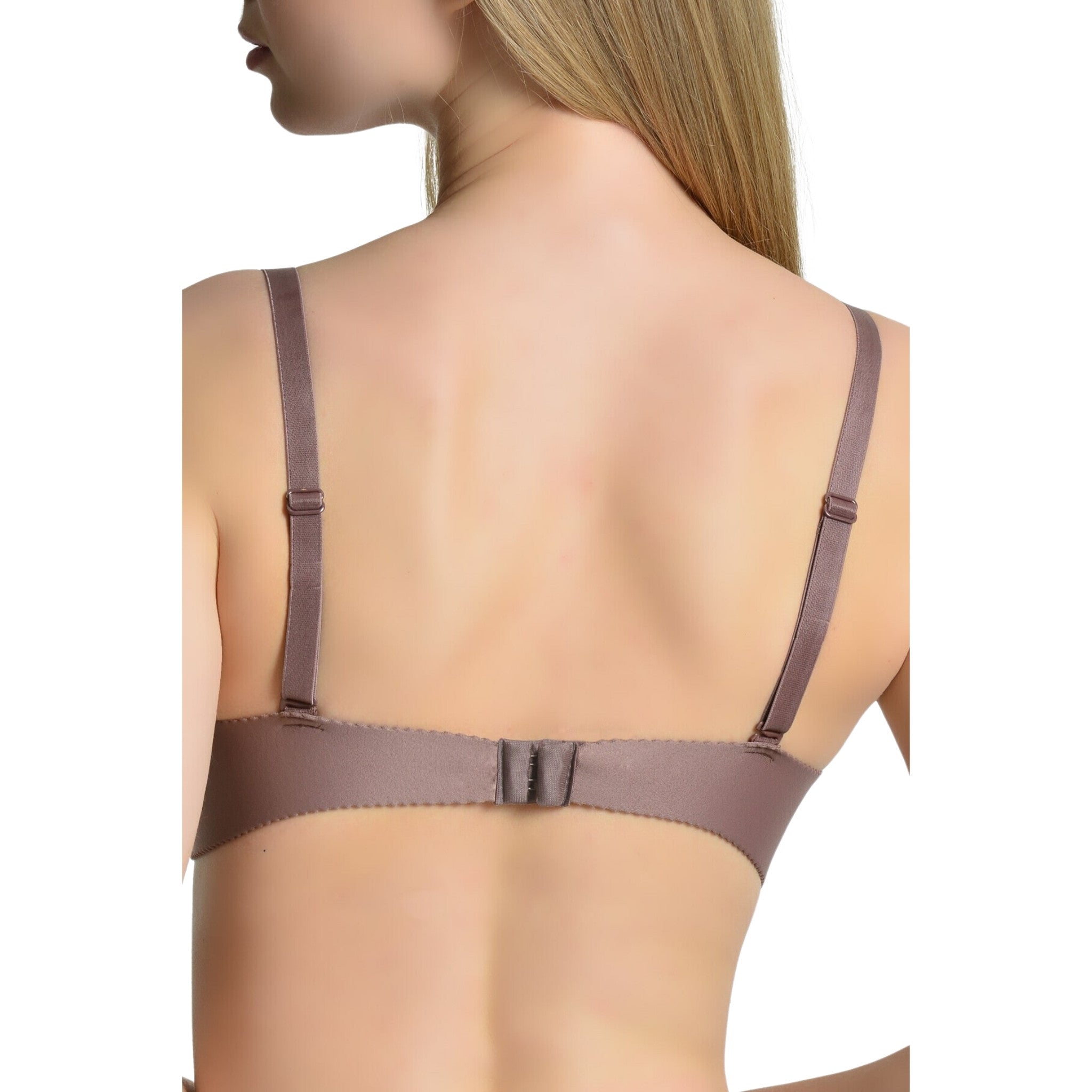 Seamless Everyday T-Shirt Bra – Invisible Under Clothing, Ultra Soft & Stretchy (Black, Mink & Skin) - Hazel Textile