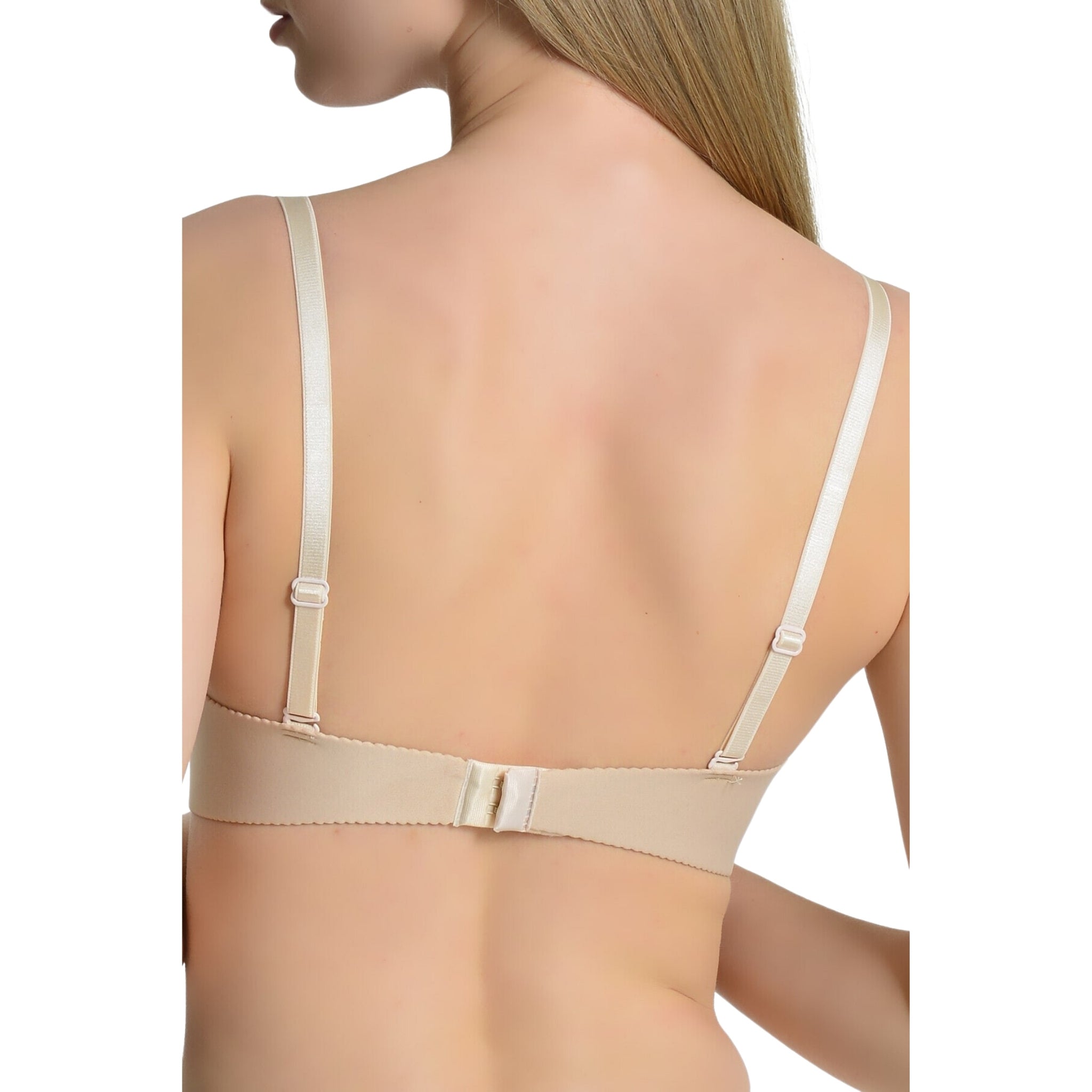 Seamless Everyday T-Shirt Bra – Invisible Under Clothing, Ultra Soft & Stretchy (Black, Mink & Skin) - Hazel Textile