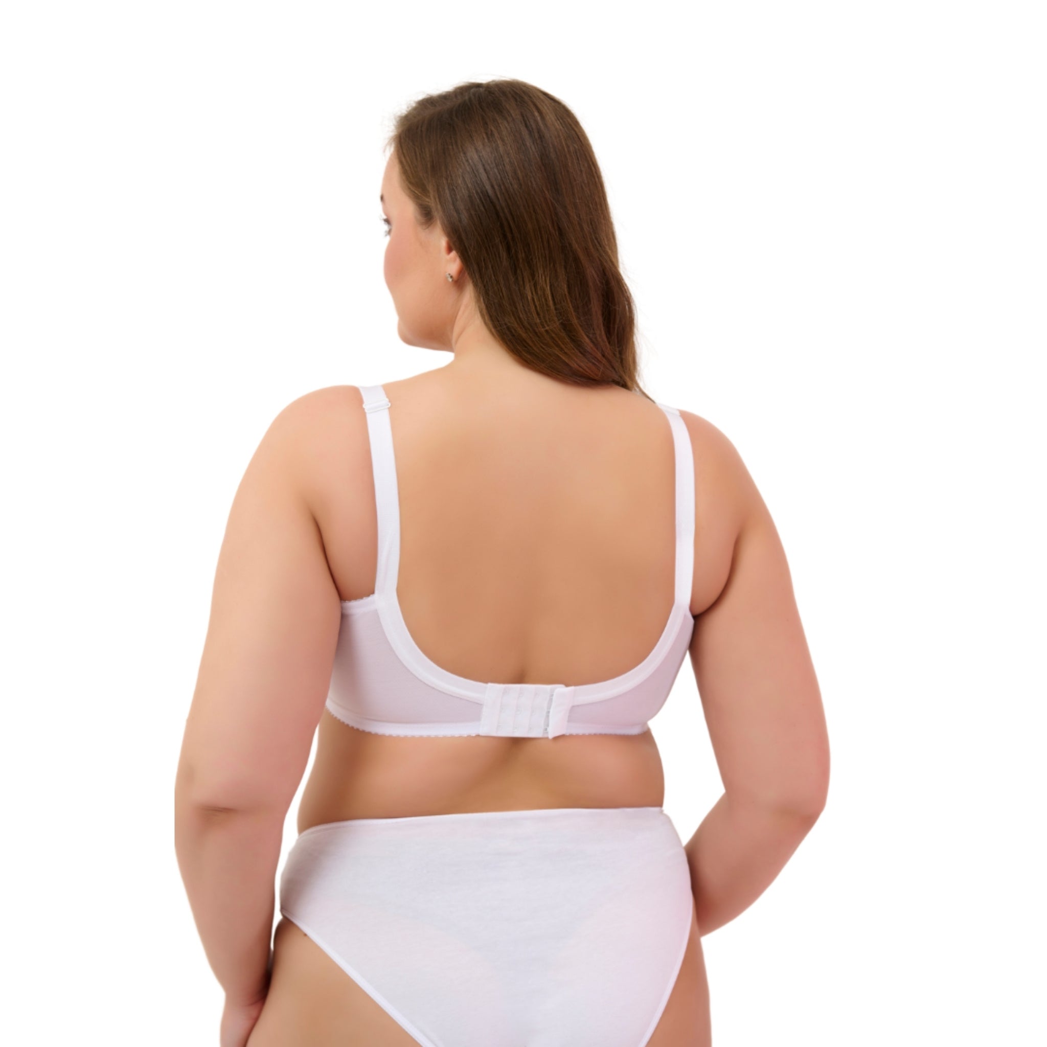 Full-Coverage Lace Bra for Women – Adjustable Straps, Wireless Support & Breathable Everyday Fit - Hazel Textile