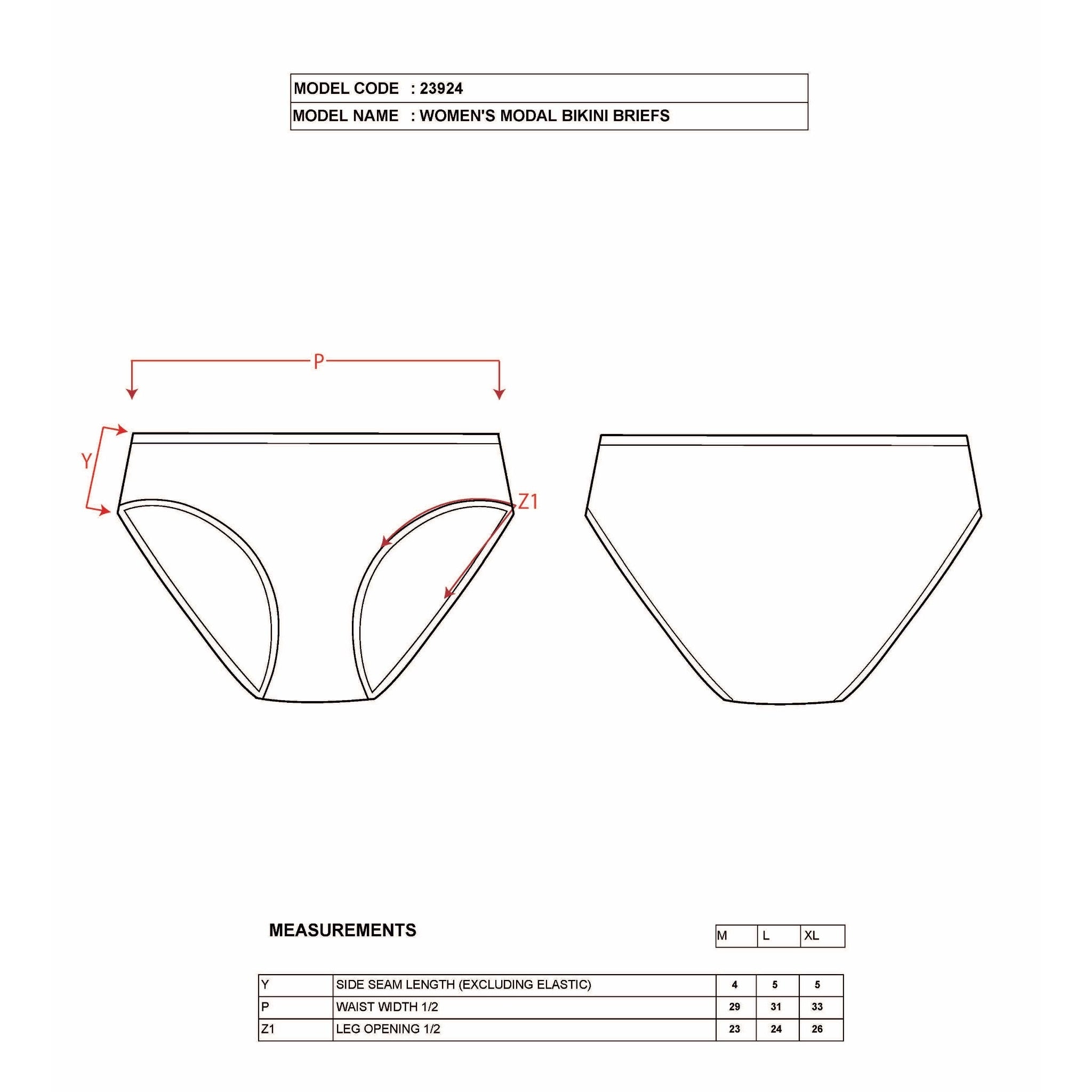 Women’s Cotton-Modal Bikini Panties – 3-Pack in Black, Nude & White – Seamless Fit, Breathable Comfort - Hazel Textile