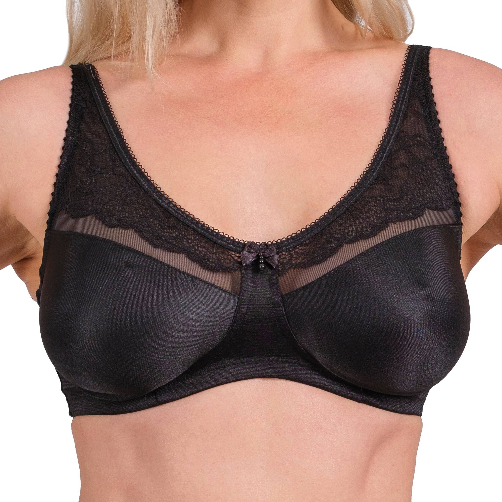 Wireless Full-Coverage Lace Bra – Lightweight, Breathable & Soft Support for Daily Comfort (White, Black, Skin) - Hazel Textile