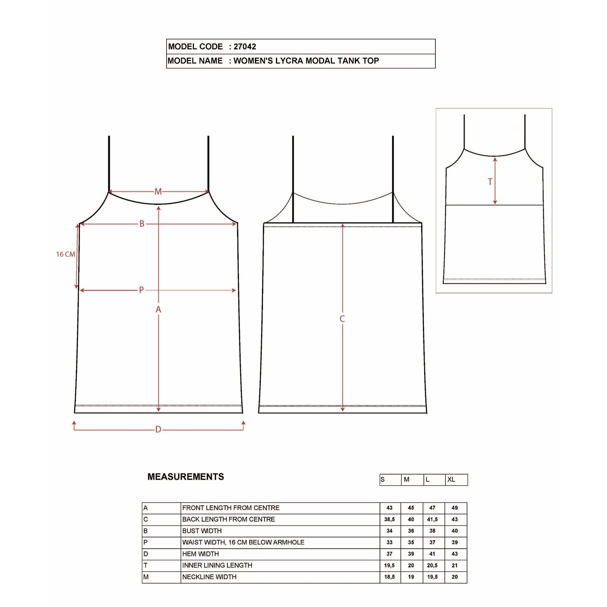 Women's Cotton-Modal Camisole Top – Soft Stretch Knit Tank with Thin Straps - Hazel Textile