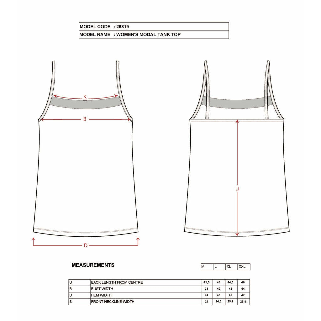 Women’s Cotton Modal Camisole with Mesh Detail – Soft Stretch Tank Top with Thin Straps - Hazel Textile