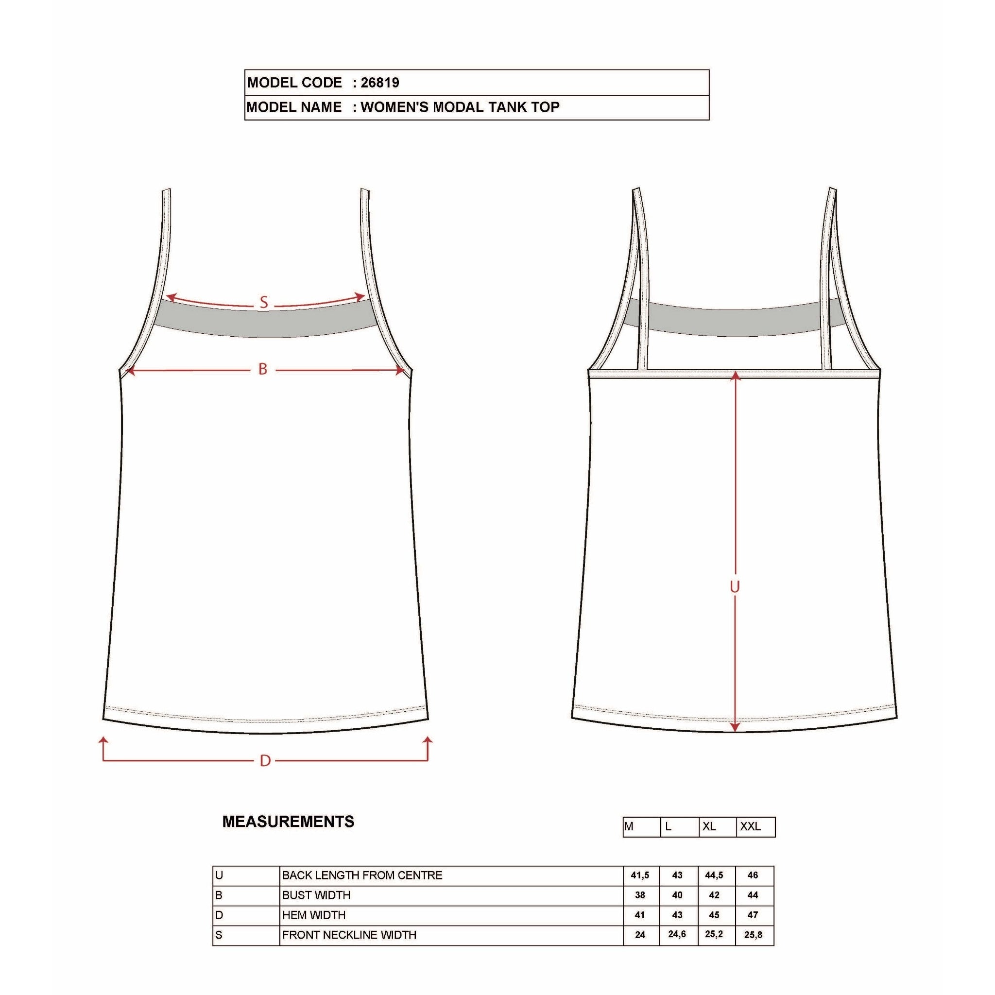 Women’s Cotton Modal Camisole with Mesh Detail – Soft Stretch Tank Top with Thin Straps - Hazel Textile