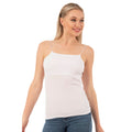 Women's Cotton-Modal Camisole Top – Soft Stretch Knit Tank with Thin Straps - Hazel Textile